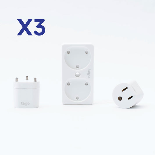 Tego Essentials Bundle – 3 Safety Outlets