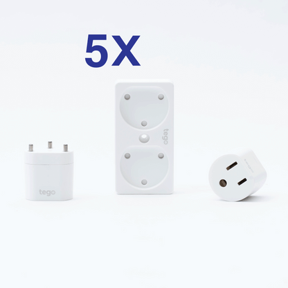 Tego Essentials Bundle - 5 Safety Outlets