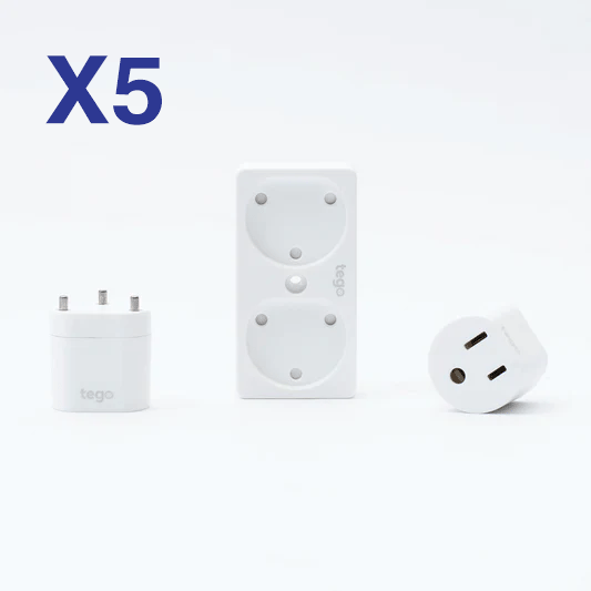 Tego Essentials Bundle - 5 Safety Outlets